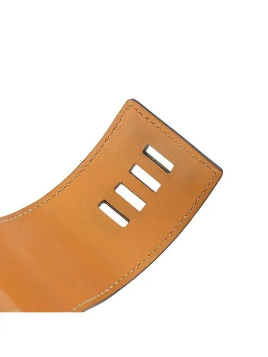 Hermes Collier de Chien Bangle Swift Corvere T-engraved Gold Bracelet - Picture 7 of 8